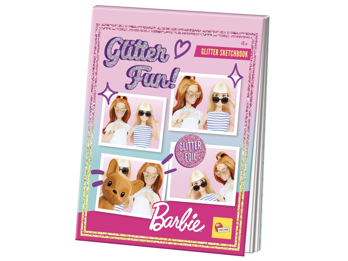 Barbie sketchbook glitter fun in display 8