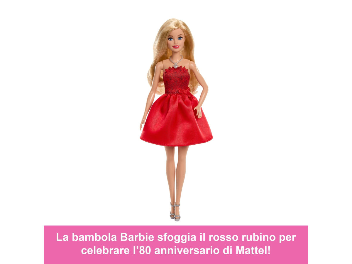 Barbie 80th ruby red base