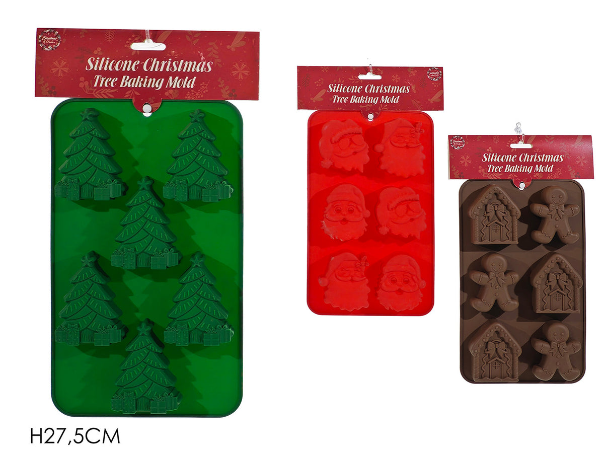 Stampo dolci in silicone con 6 formine assortite