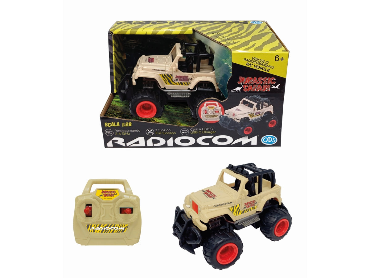 Radiocom jurassic safari auto radiocomandata 1:28