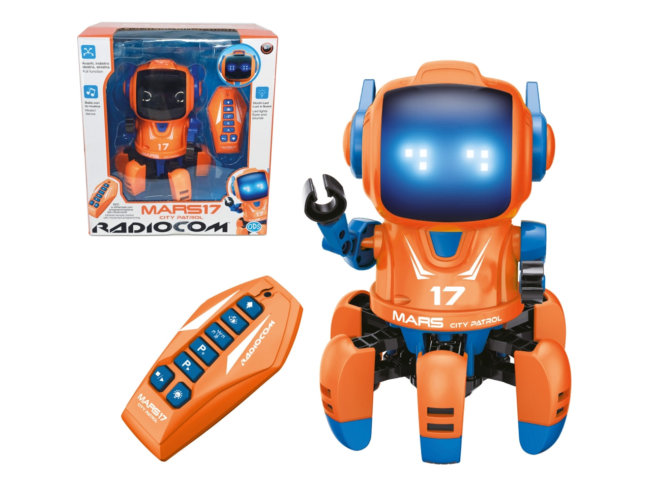 Radiocom mars 17 robot radiocomandato