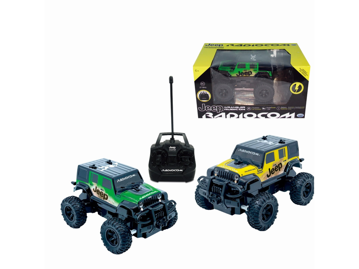 Radiocom jeep wrangler radiocomandata 1:24