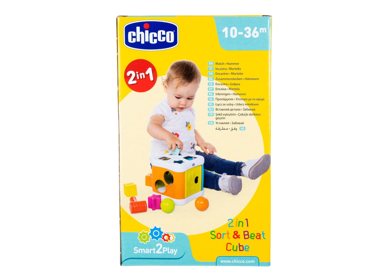 Chicco gioco 2in1 cubo incastra&martella china