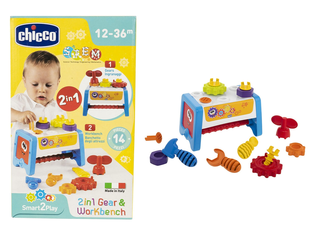Chicco gioco cassetta attrezzi 2in1