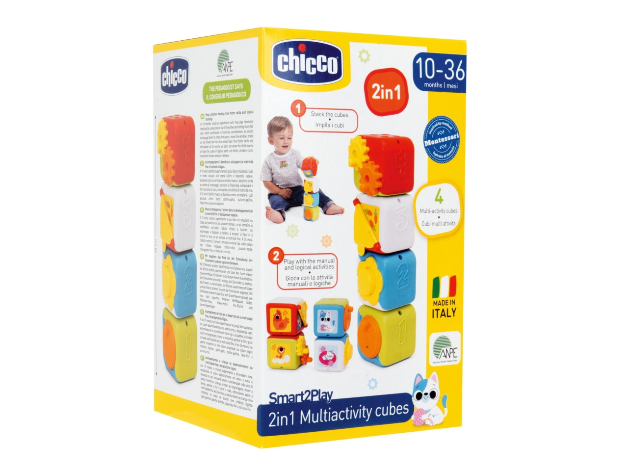 Chicco gioco s2p cubi multiattivita china