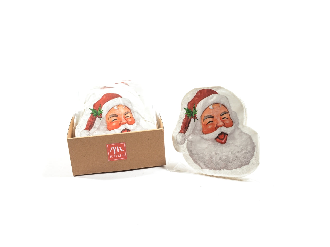 Tovaglioli babbo natale 33x33cm confezione 15 pezzi