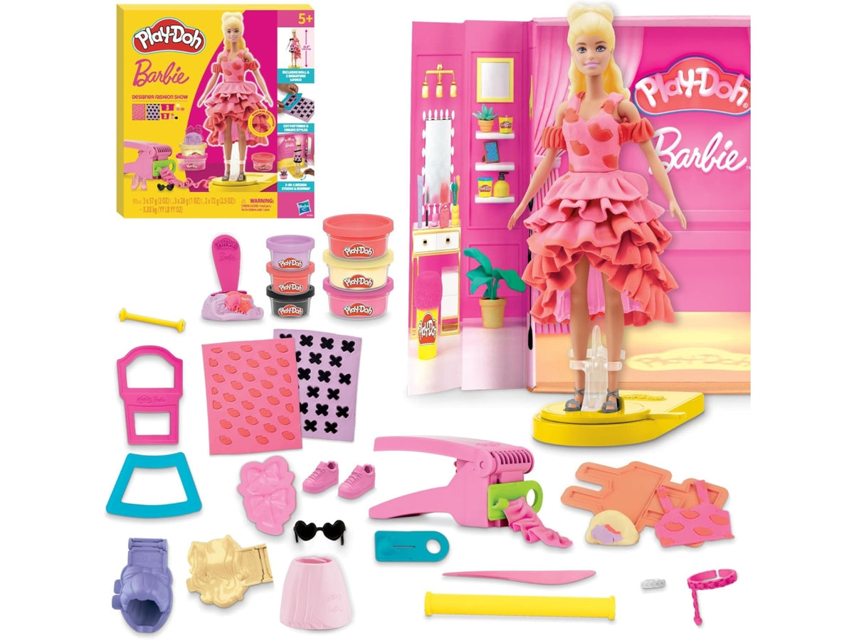 Play-doh barbie designer fashion show
