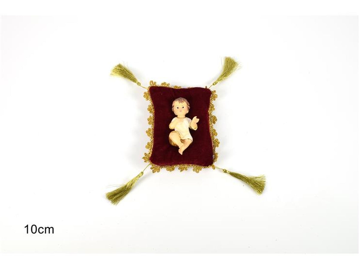 Gesù bambino 10cm su cuscino