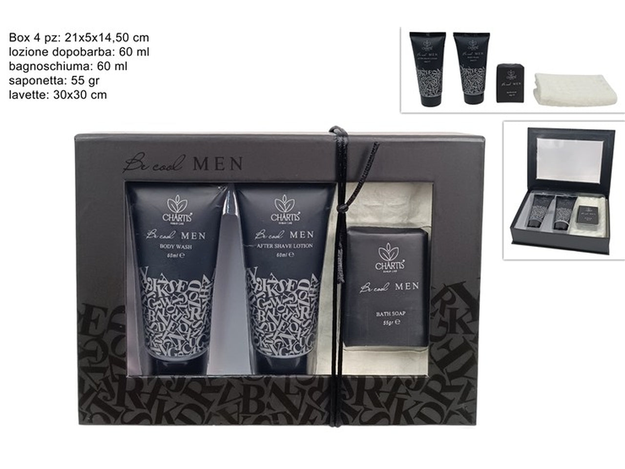 Set da bagno 4 pezzi