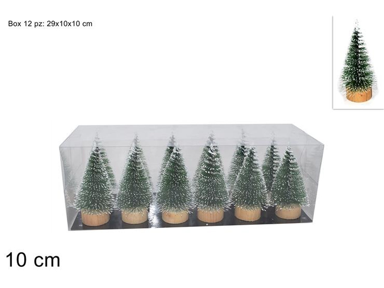 Alberi 10cm in box da 12 pezzi