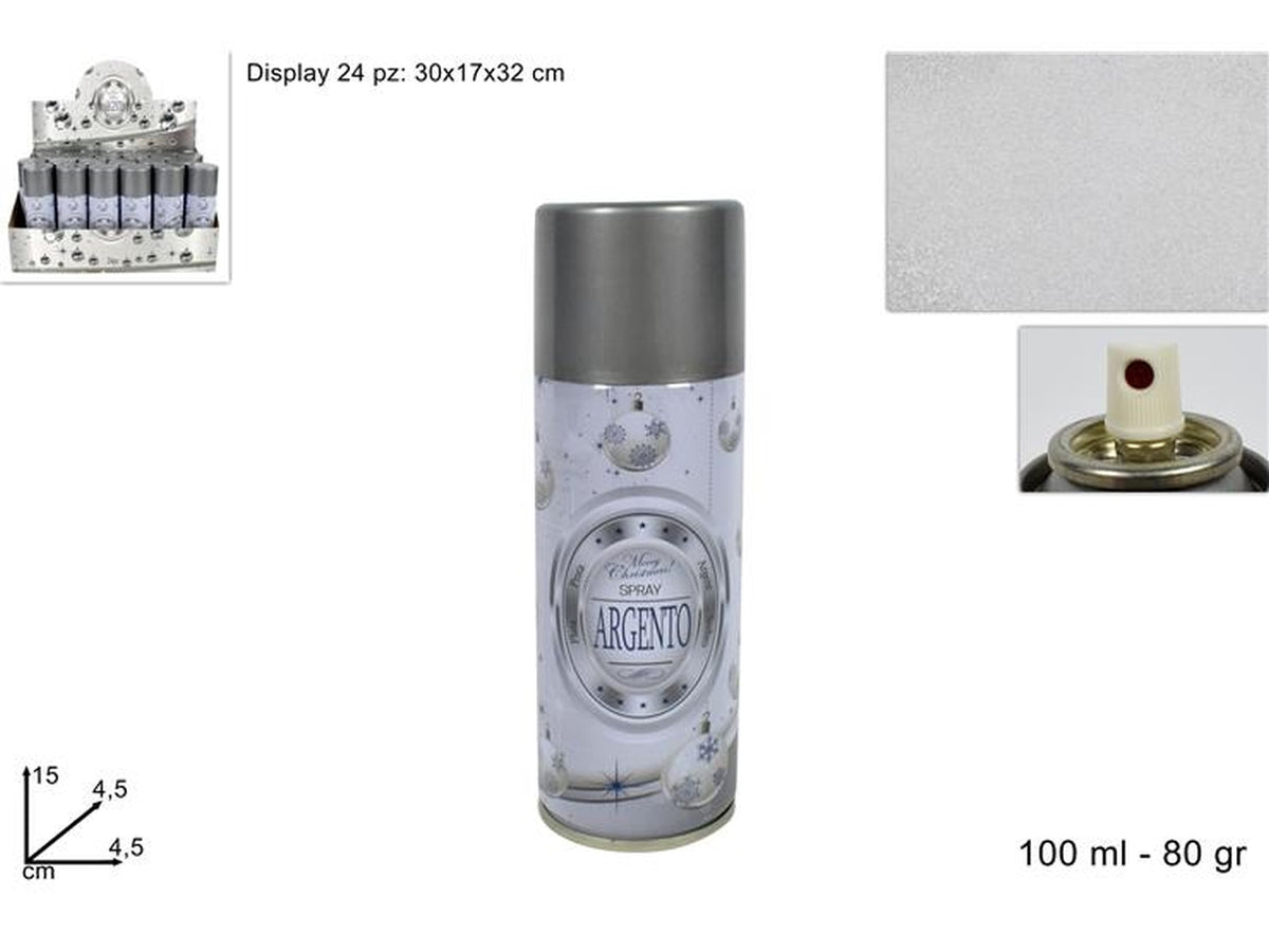Bomboletta spray silver 100ml xna19021651