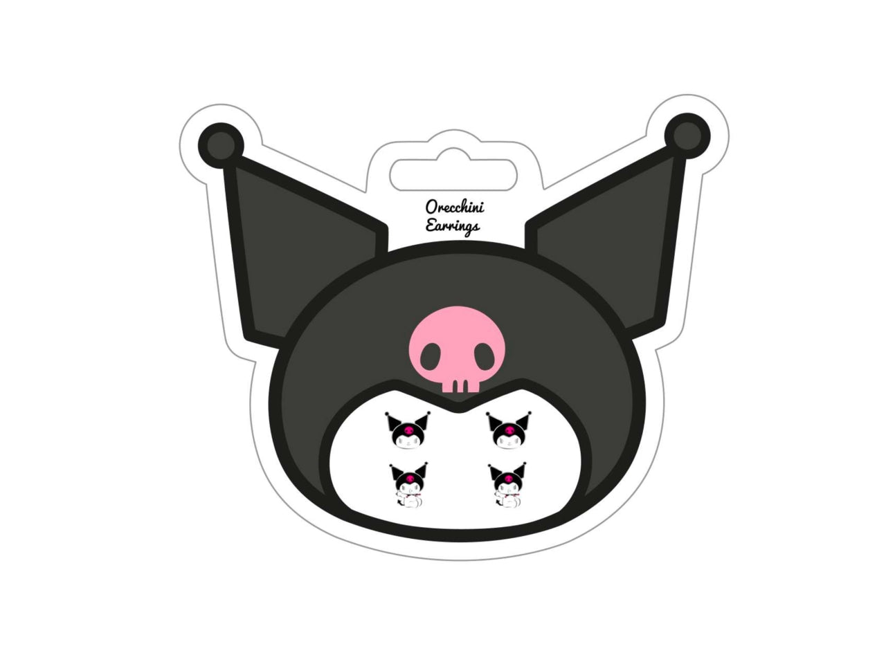Kuromi confezione da 2 paia di orecchini