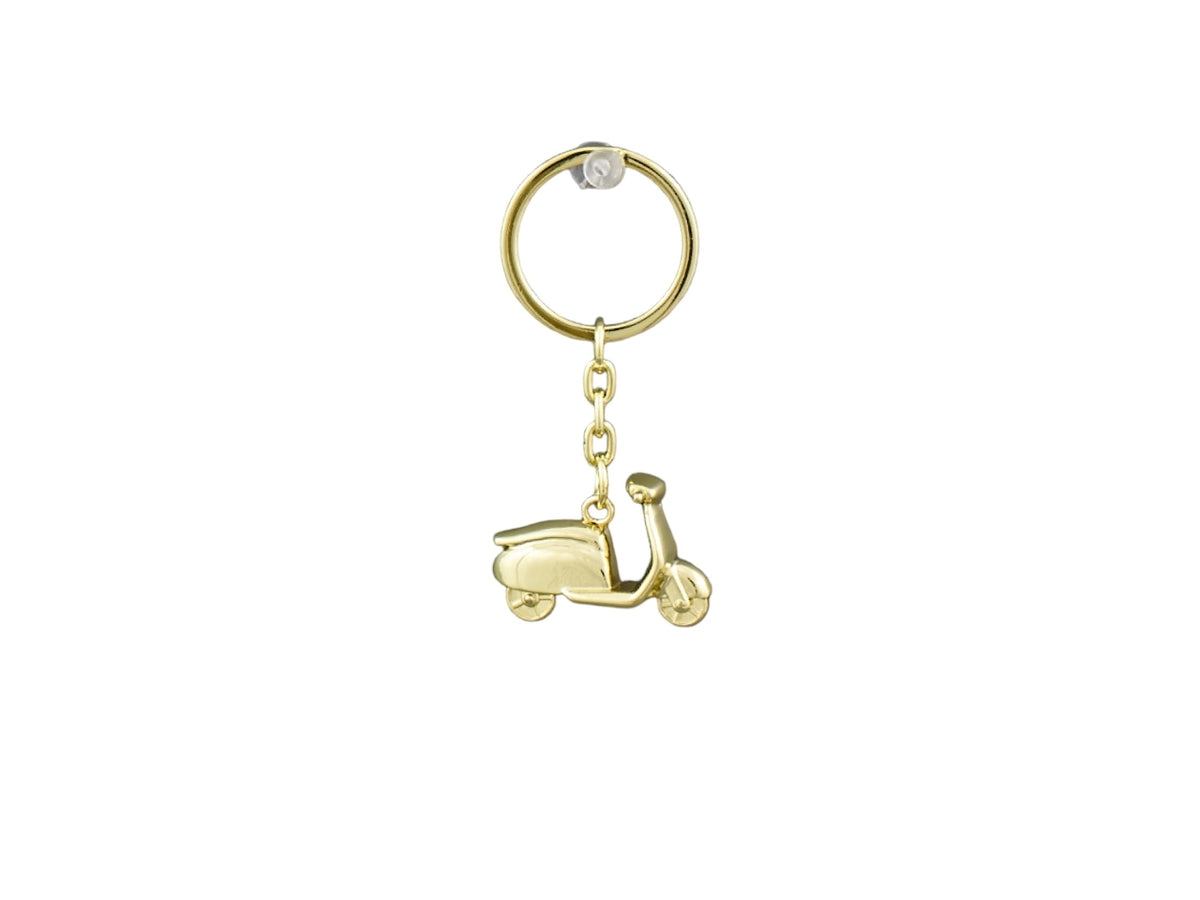 Portachiavi gold motorino 3d l.4xh.3cm