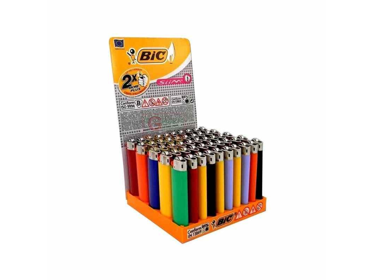 Bic slim accendino J23 la confezione contiene 50 accendini