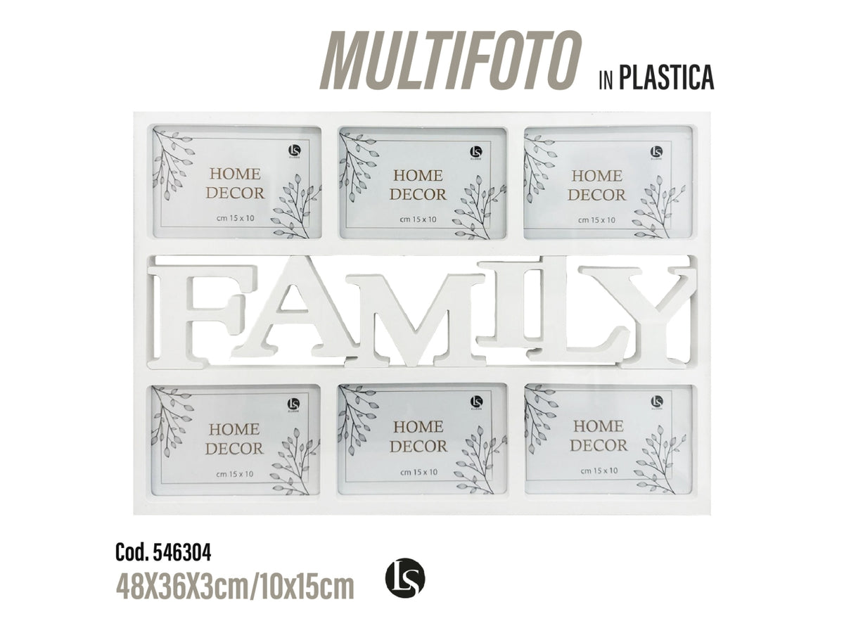 Multifoto 6 posti 10x15cm/48x36cm