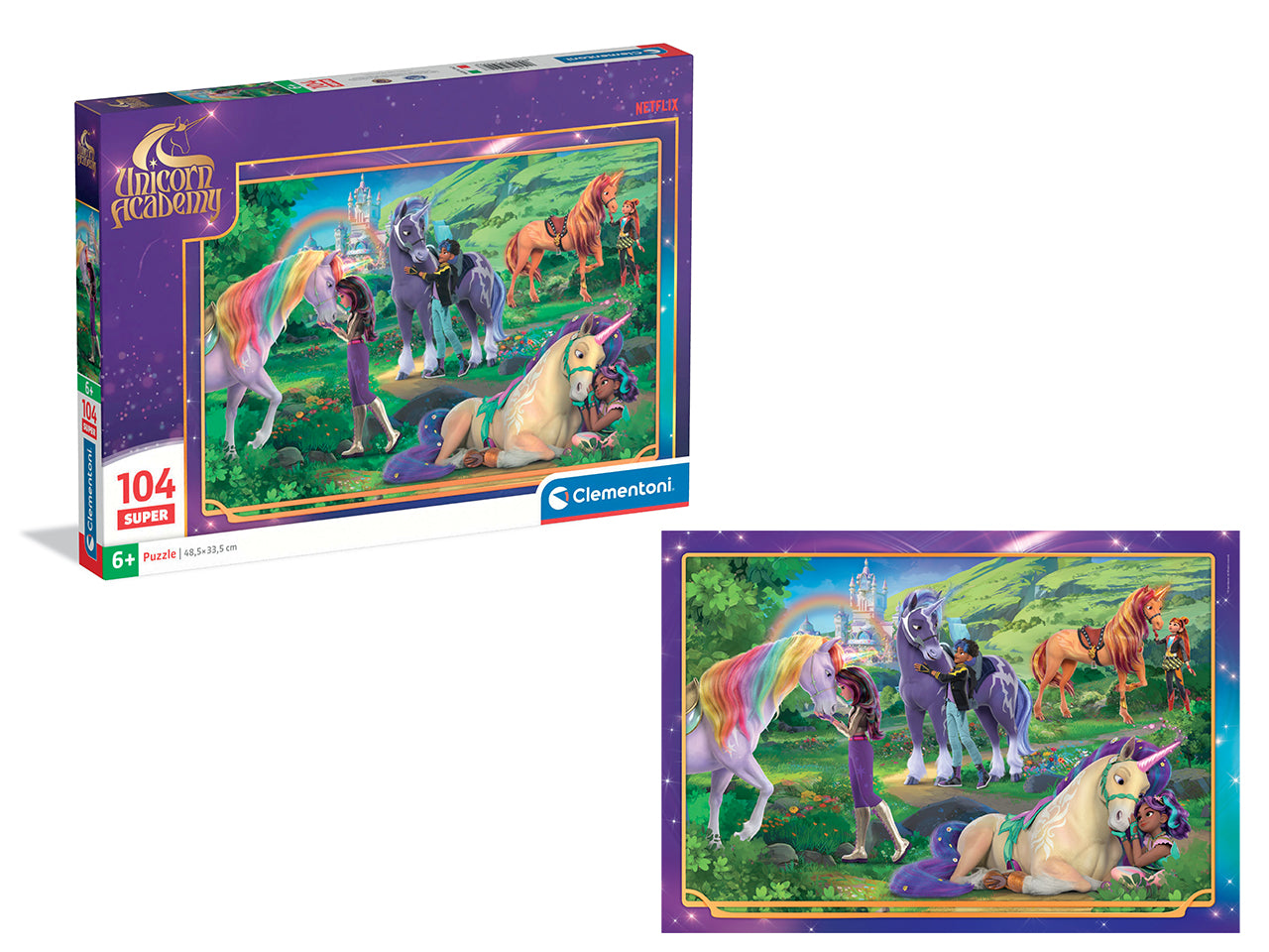 Puzzle da 104 pezzi Super Unicorn academy2