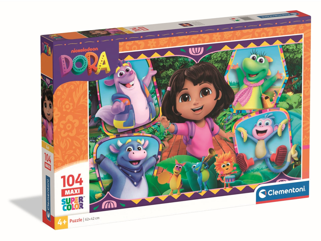 Puzzle da 104 pezzi maxi Dora l'esploratrice2- 2025