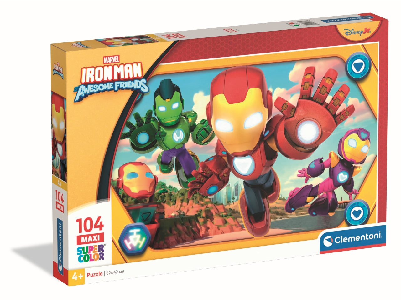 Puzzle da 104 pezzi maxi Ironman Ahaf 2025