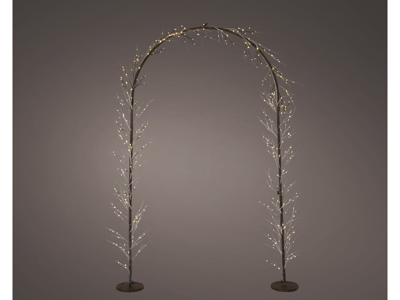 Arco luci 380led bianco caldo 130xh.230cm per uso esterno