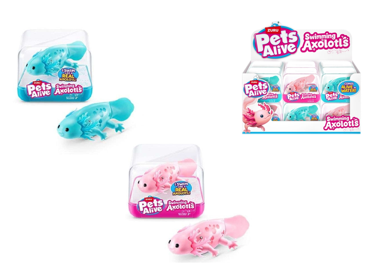 Pets alive robo axolotl nuota davvero