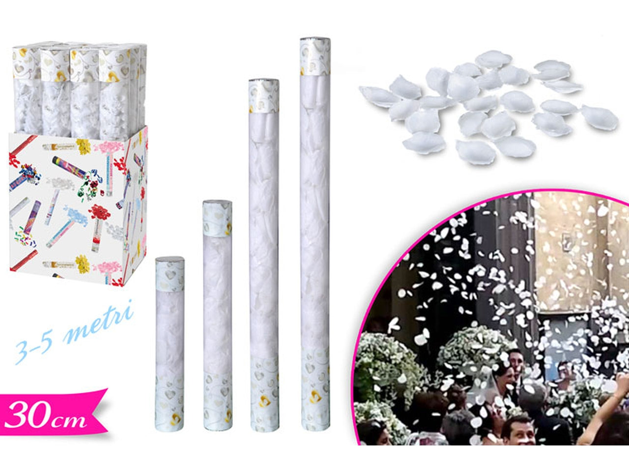 Tubo pvc spara petali bia.30cm dis 747412 $