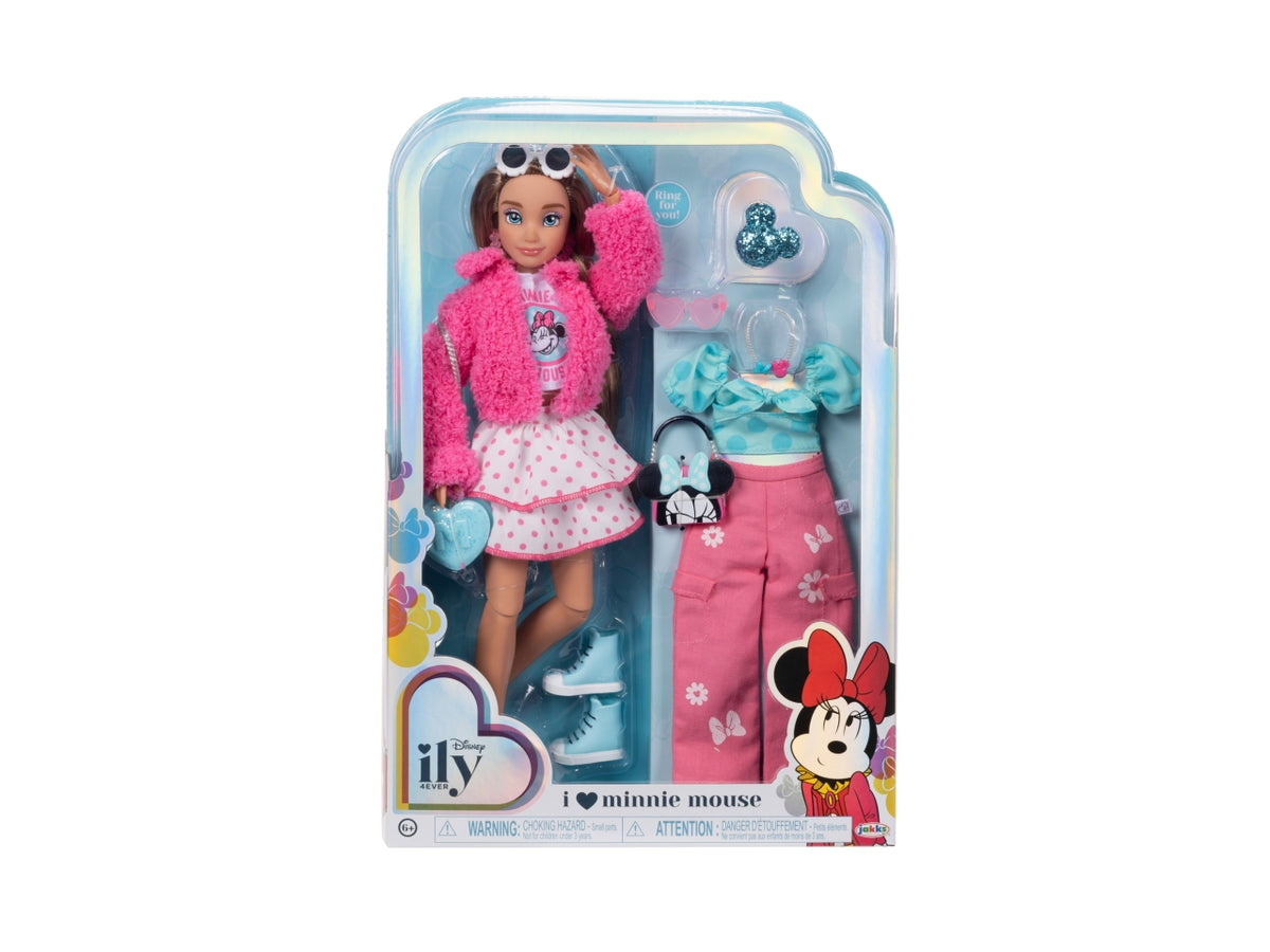Bambola disney ily inspirata a minni con accessori