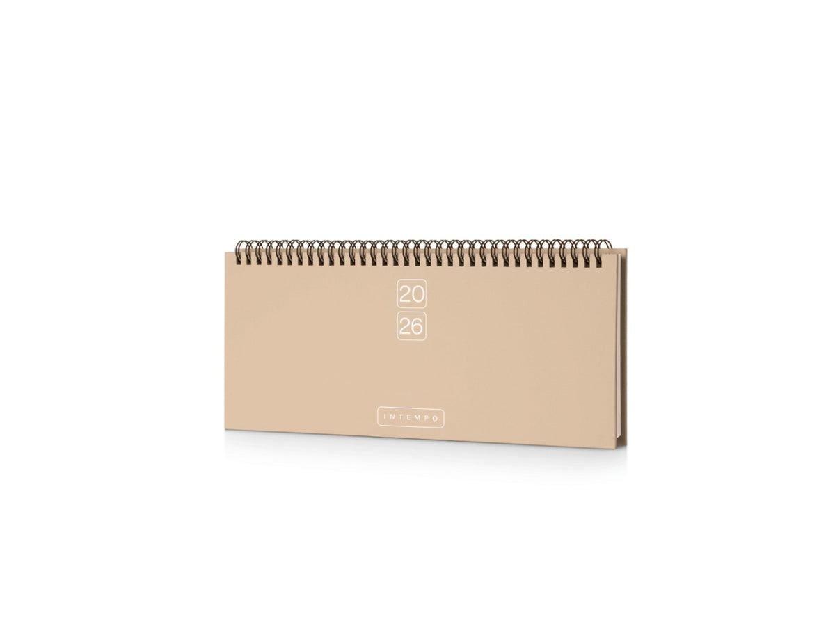 Planning bravo 2026 settimanale 30x10cm beige $