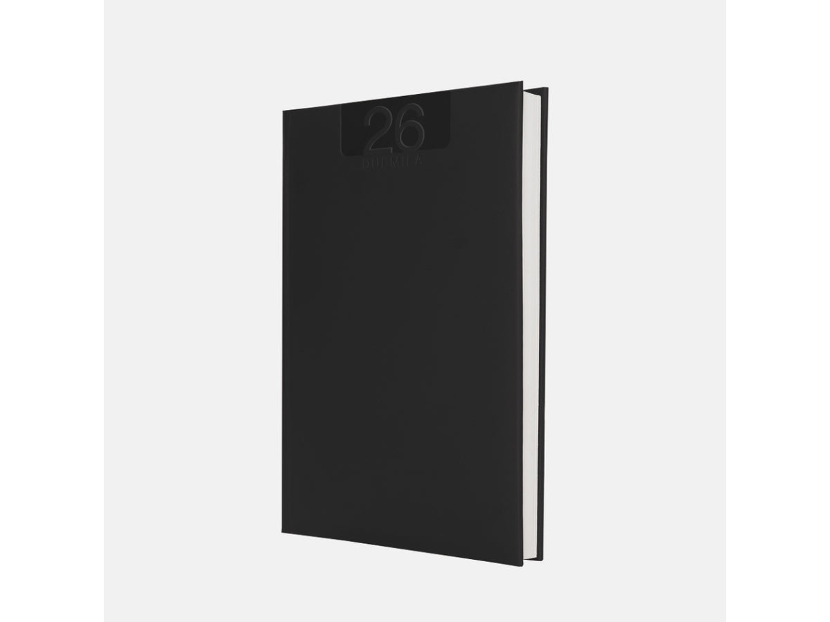 Agenda delta 2026 giornaliera 15x21cm nero $