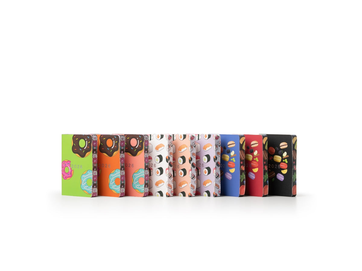 Agenda morbidosa qube sushi 2026 giornaliera 10x15cm $