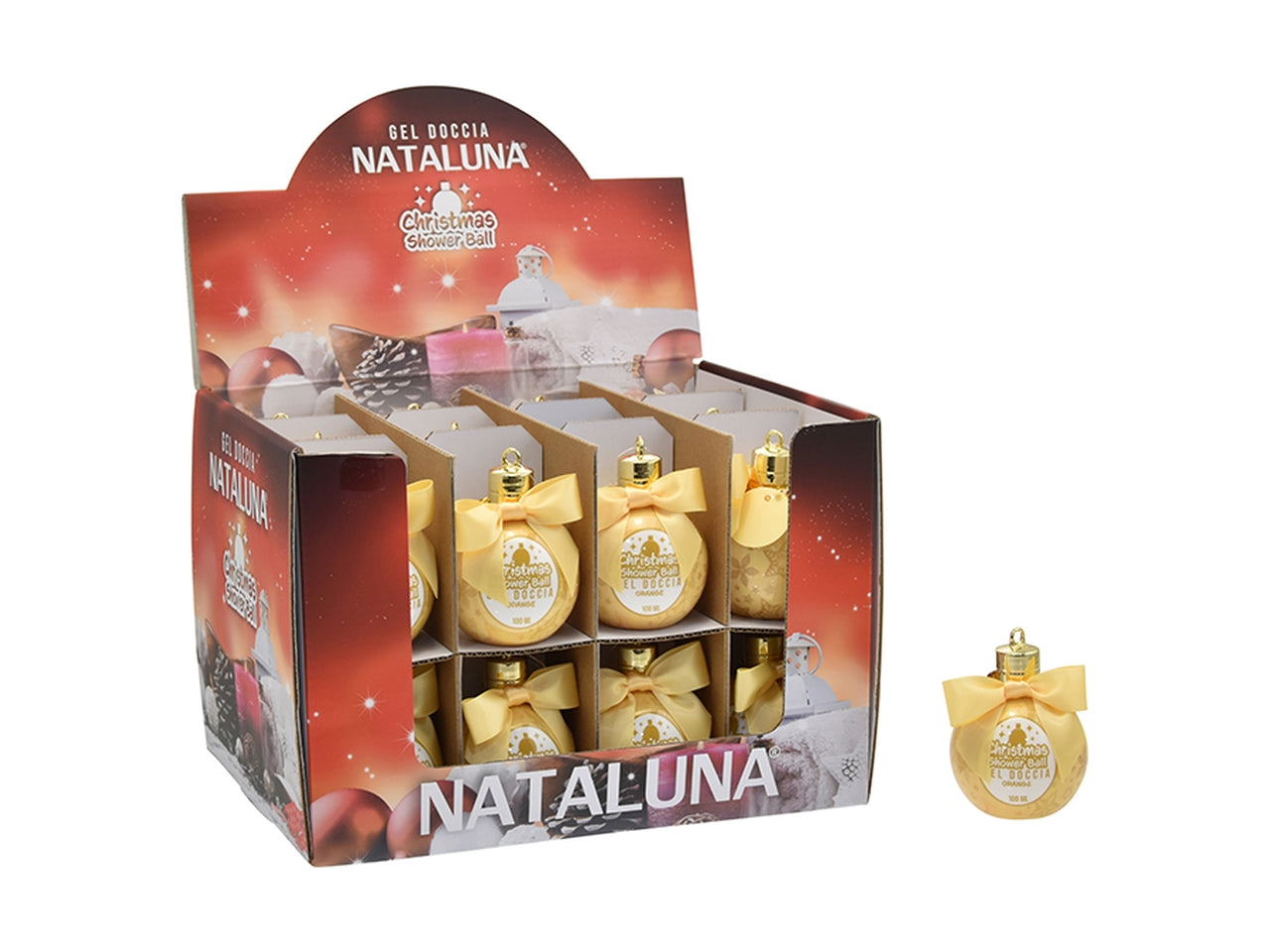 Gel doccia sfera natalizia 100ml arancia