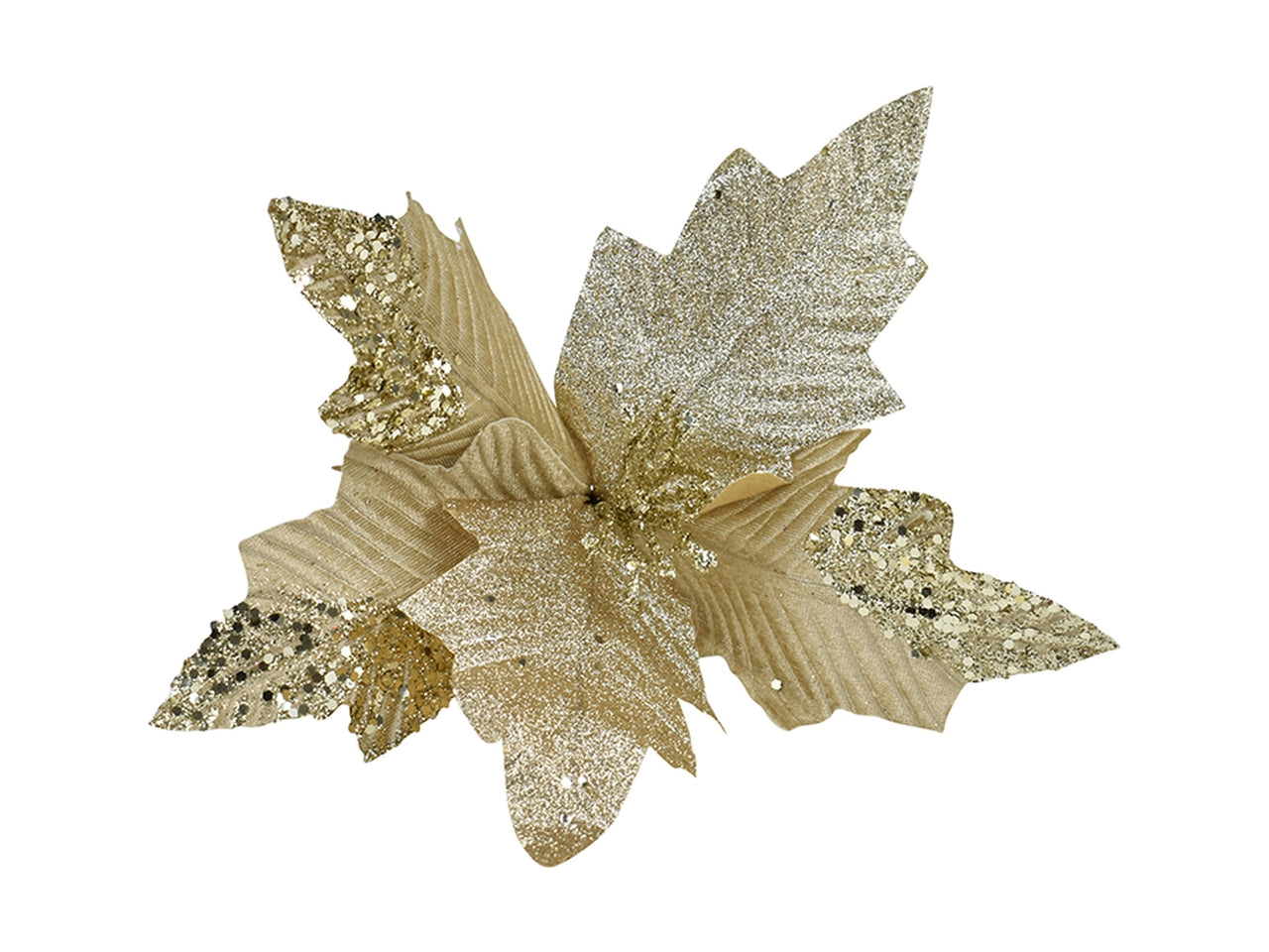 Pick fiore con 5 petali champagne