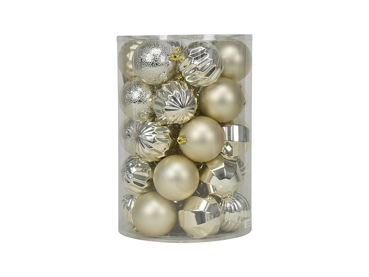 Palla 8cm 34pz champagne 6641652
