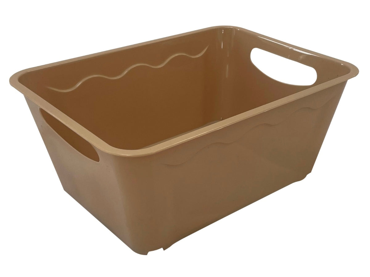 Cestino vulcano s 27x20x12hcm tortora