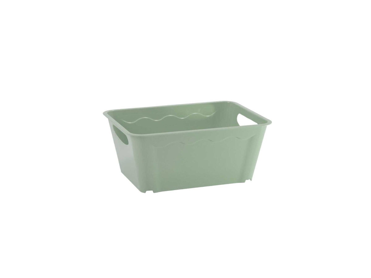 Cestino vulcano m 36x26x15hcm acquamarina