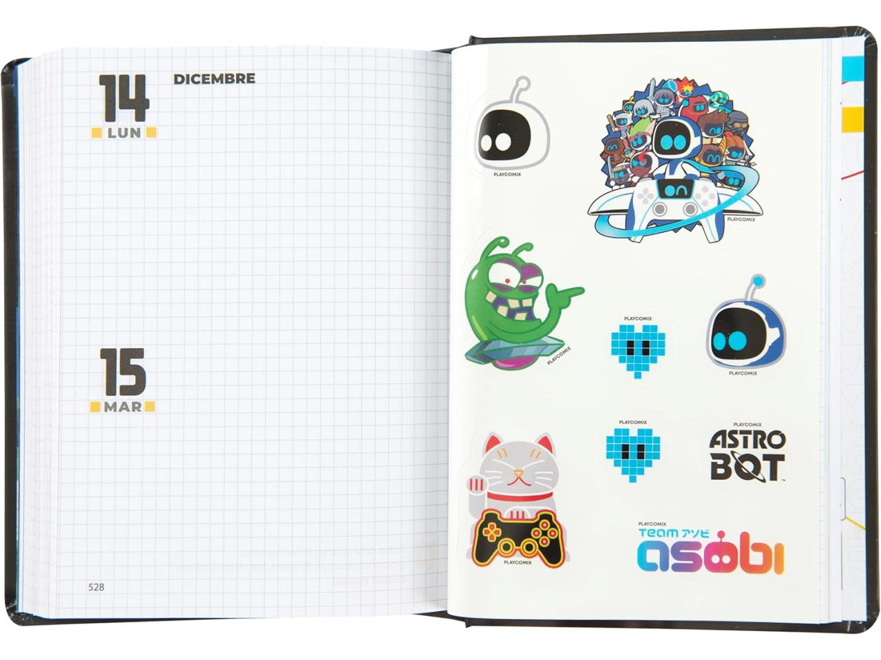 Agenda playcomix datato anno 2025-2026 16 mesi medium