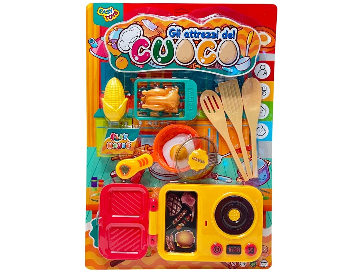 Gli attrezzi del cuoco assortiti