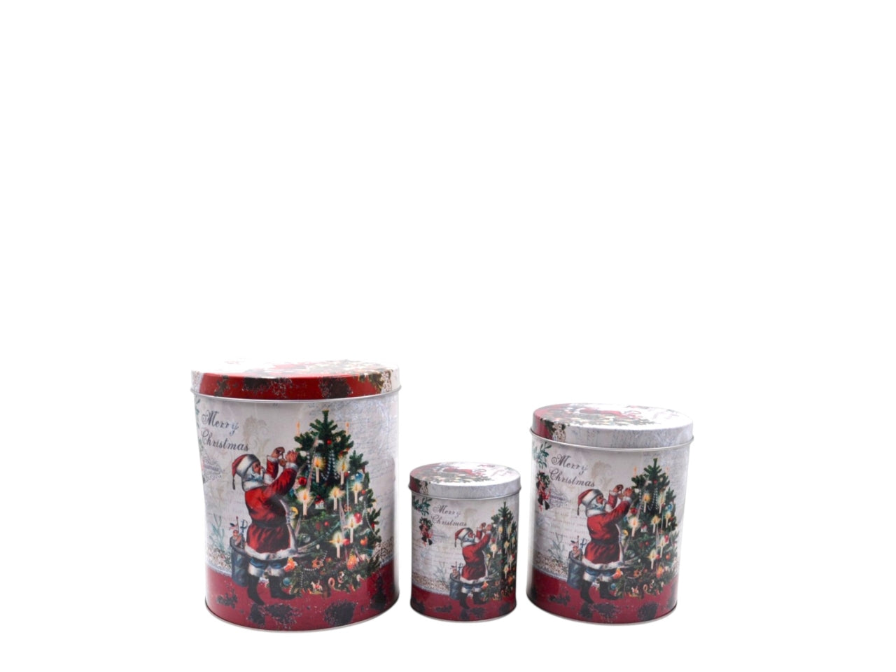 Set scatole 8-11-13cm in metallo