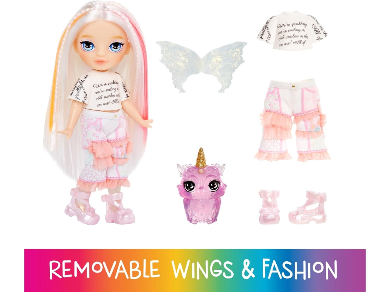 Rainbow high littles rainbow fantasy fairies doll- Opal rainbow