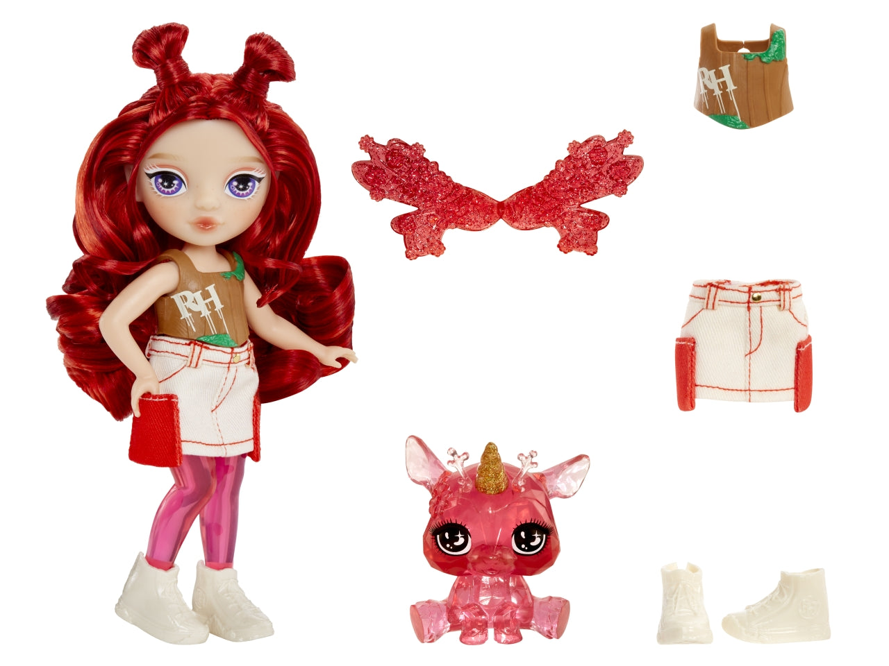 Rainbow high littles rainbow fantasy fairies dolls asst in sidekick