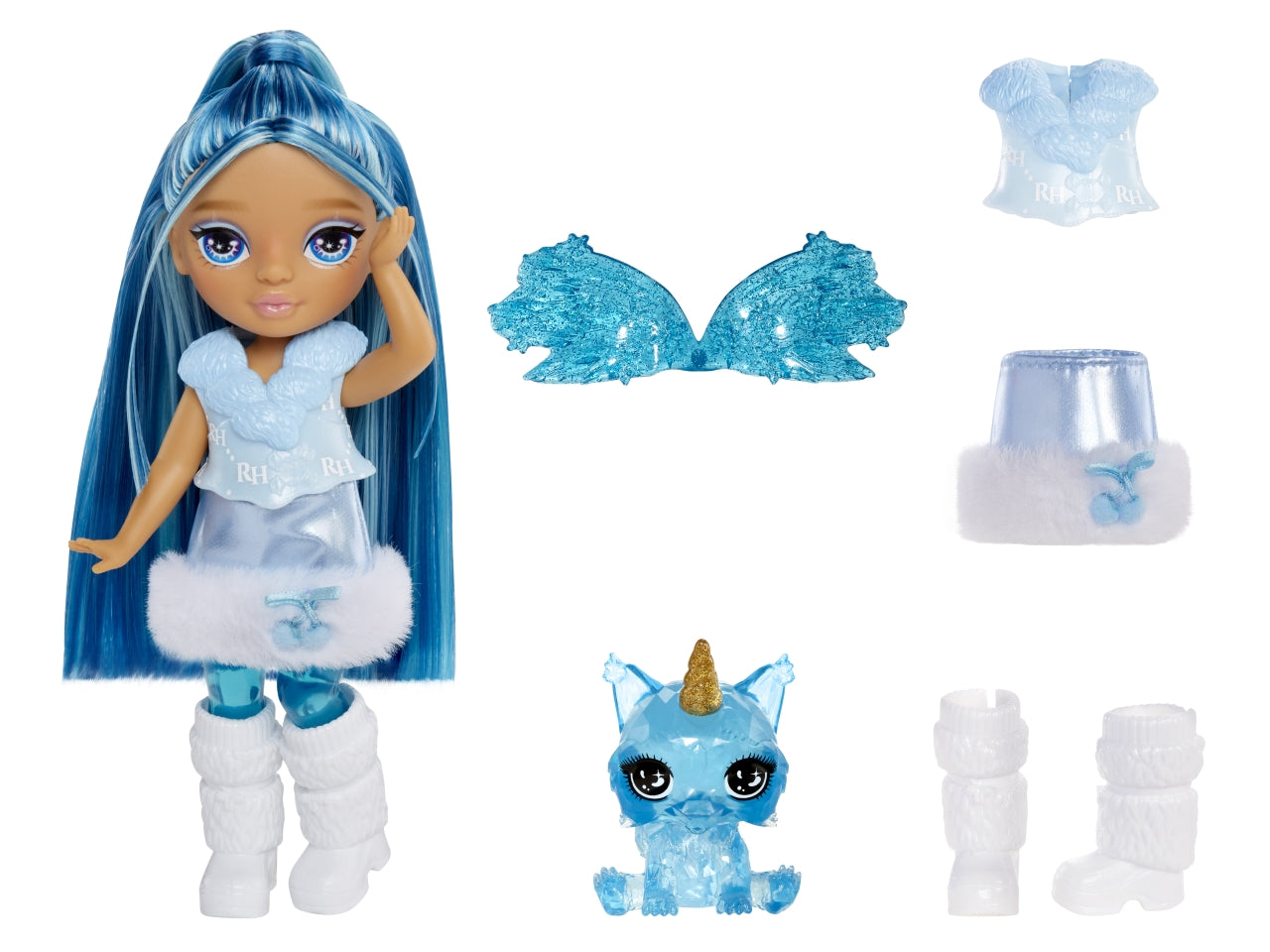 Rainbow high littles rainbow fantasy fairies dolls asst in sidekick