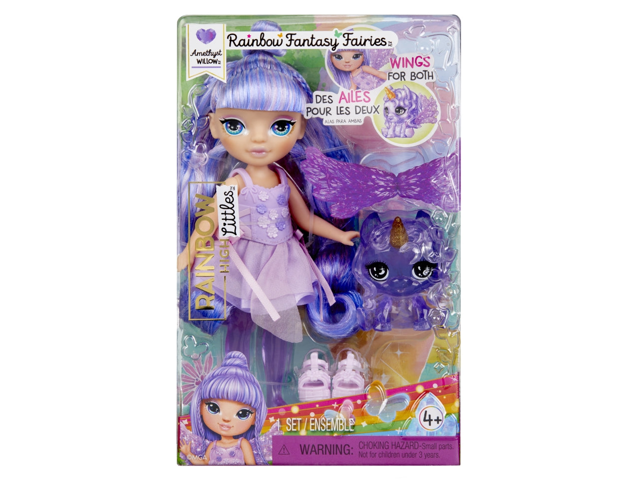 Rainbow high littles rainbow fantasy fairies dolls asst in sidekick