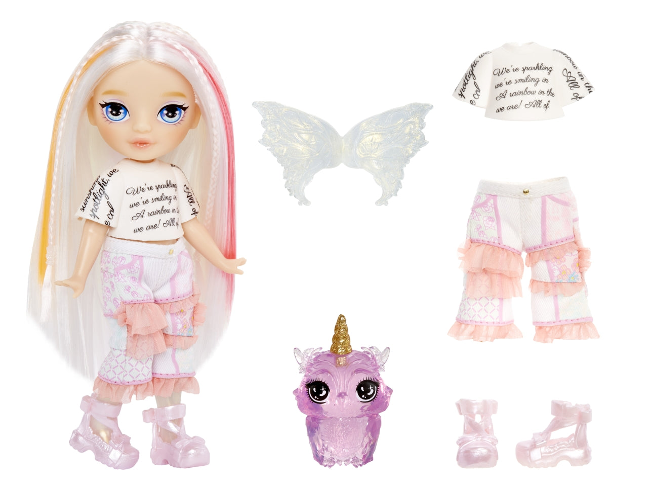 Rainbow high littles rainbow fantasy fairies dolls asst in sidekick