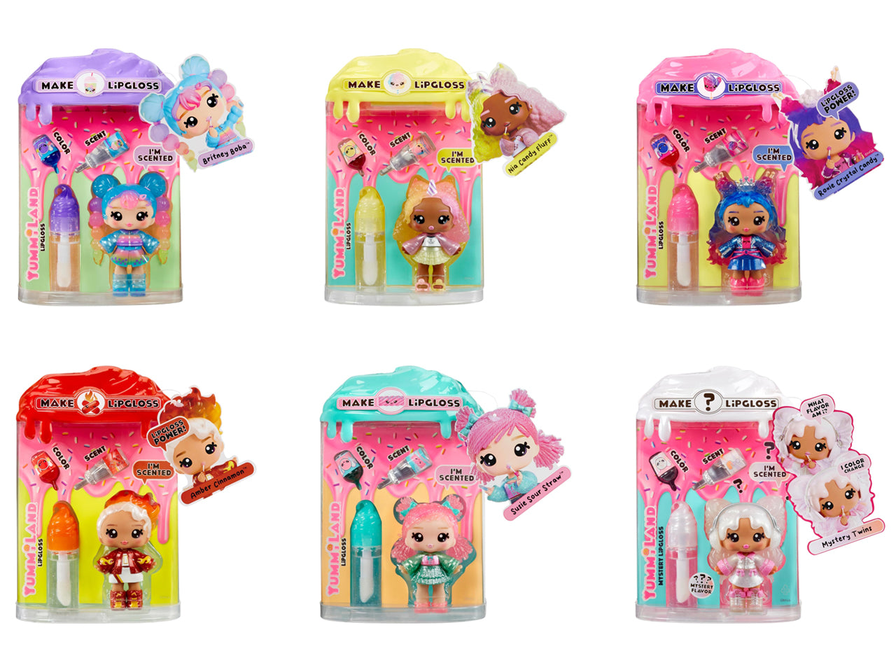 Yummiland lip gloss doll series 2 Mystery chase core asst in pdq
