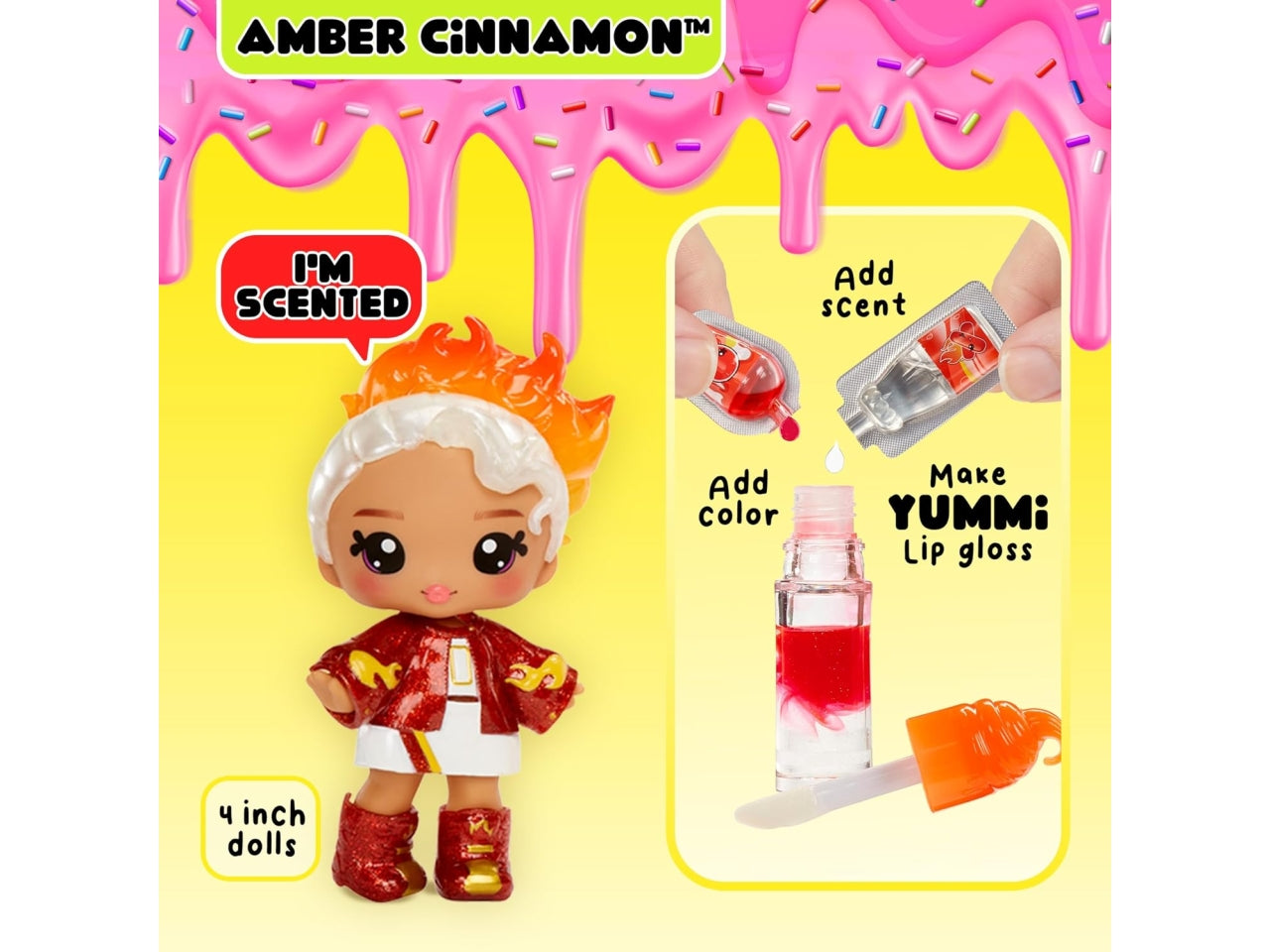 Yummiland lip gloss doll series 2 Mystery chase core asst in pdq