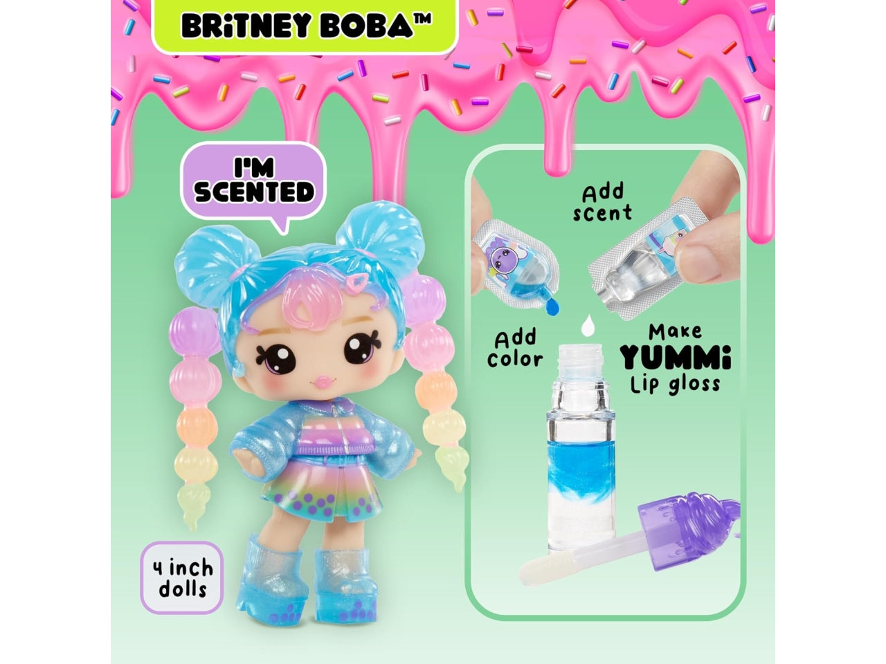 Yummiland lip gloss doll series 2 Mystery chase core asst in pdq