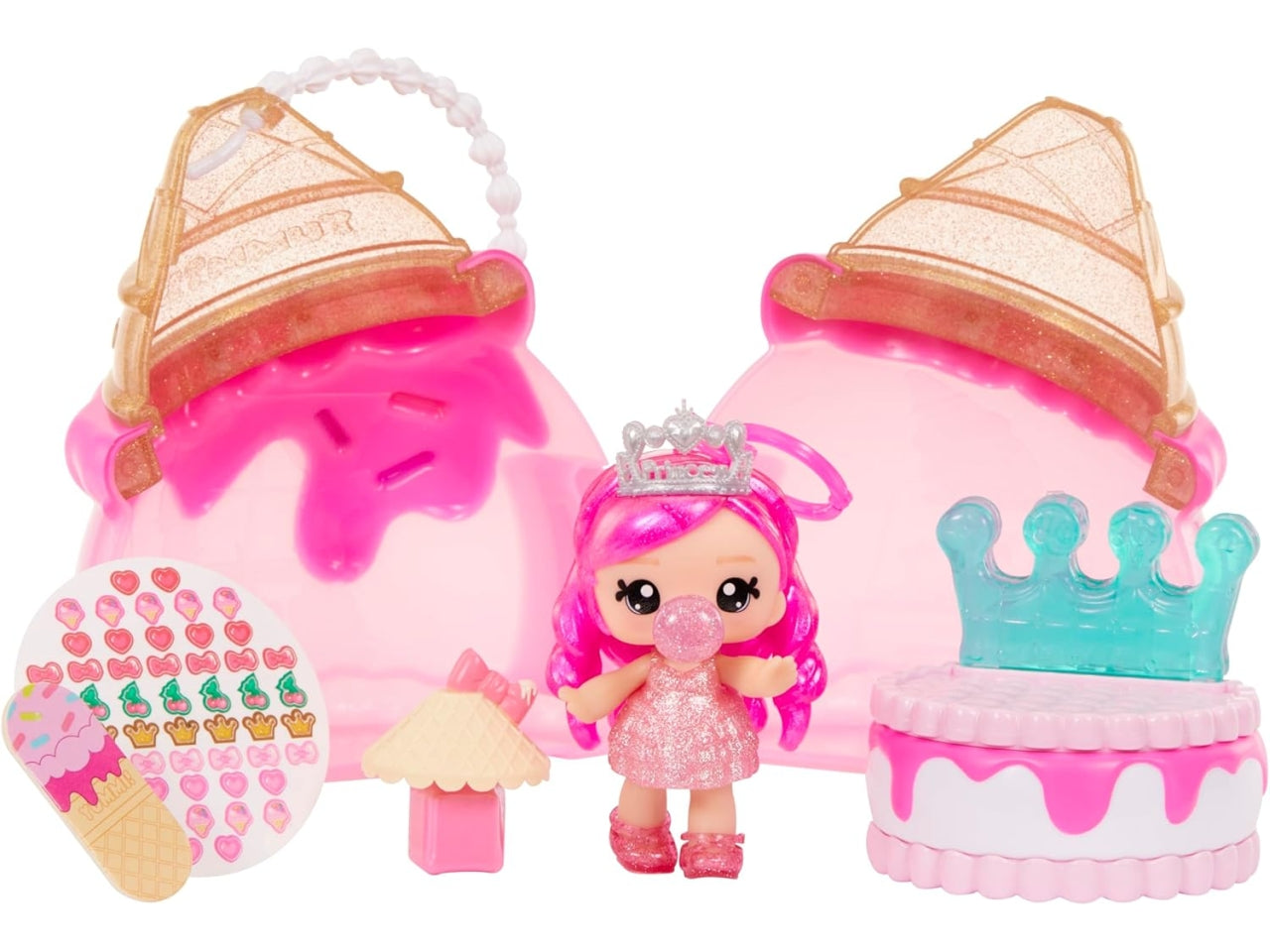 Yummiland beauty bag playset lip gloss doll ice cream beauty bag
