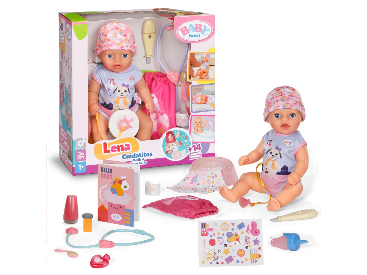 Baby Born Lena dal dottore 36cm