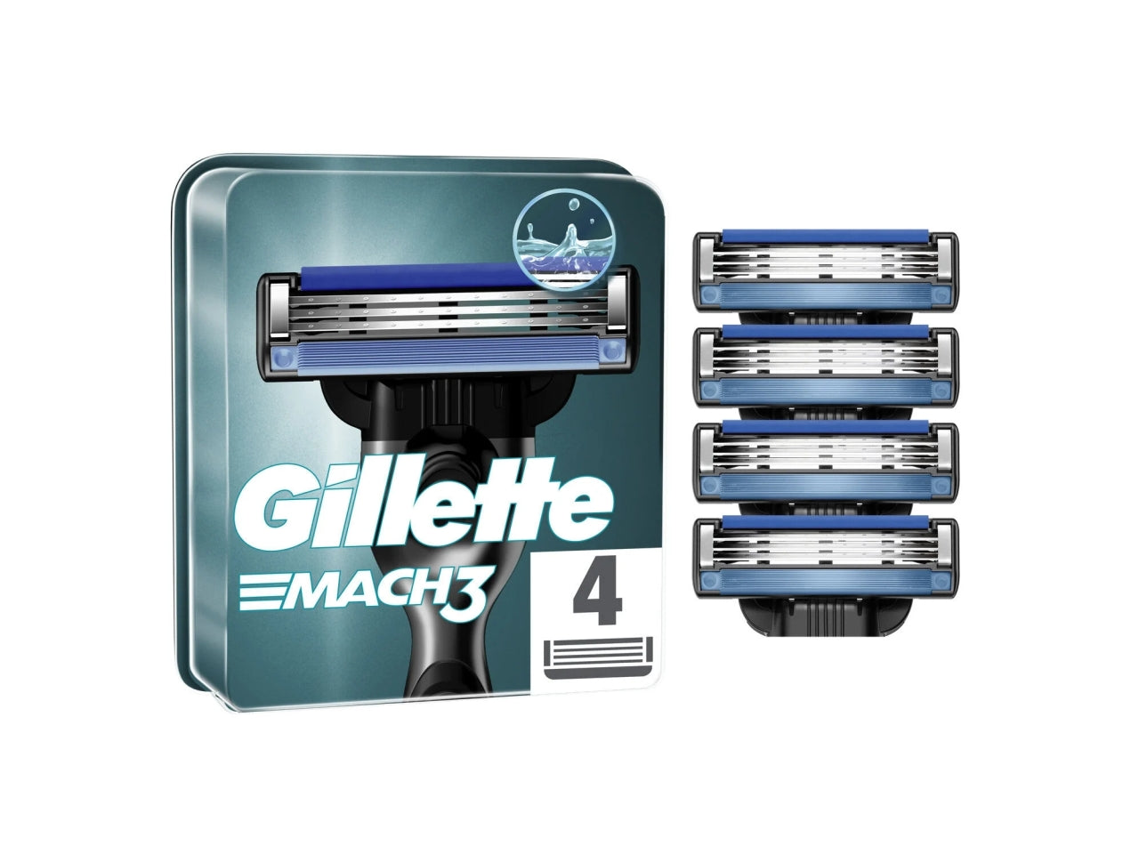 Gillette mach3 ricariche x4 $