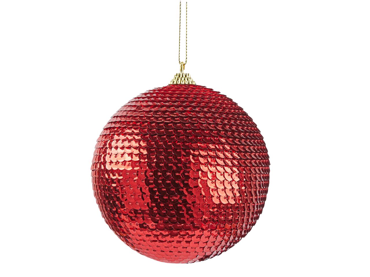 Palla 10cm squame rossa