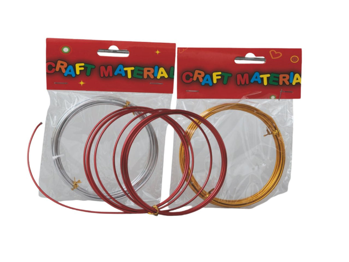 Filo metallo 3mt in colori assortiti